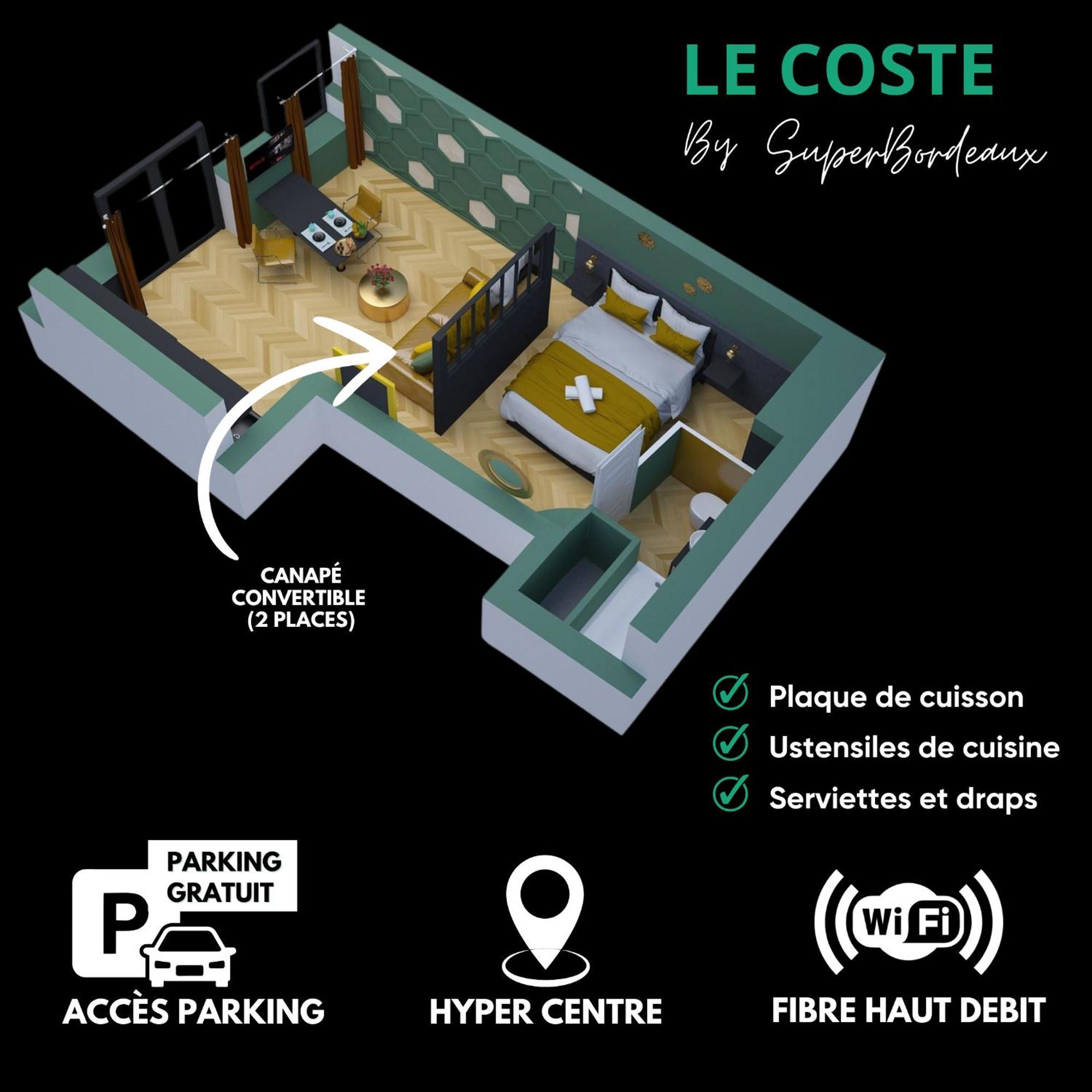 Free Parking - Self Checkin - Wifi - Netflix - City Center - Le Coste By Super波尔多 外观 照片